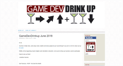 Desktop Screenshot of gamedevdrinkup.com