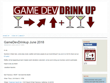 Tablet Screenshot of gamedevdrinkup.com